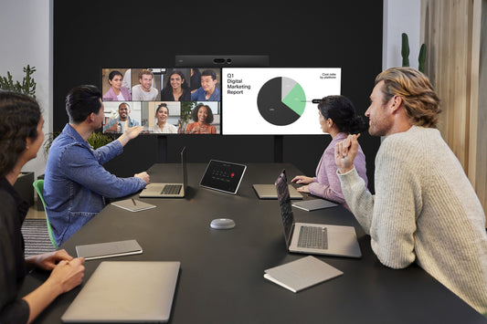 Cisco Room Kit EQ avec Codec EQ, TAA, Quad Cam - Blanc