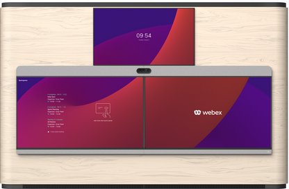 Cisco Webex Room Panorama 85 – Trois écrans 8K, kit quatre caméras