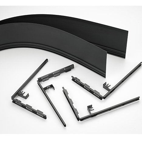 Kit de couverture CHIEF CSACK06B avec supports ConnexSys, 6" noir