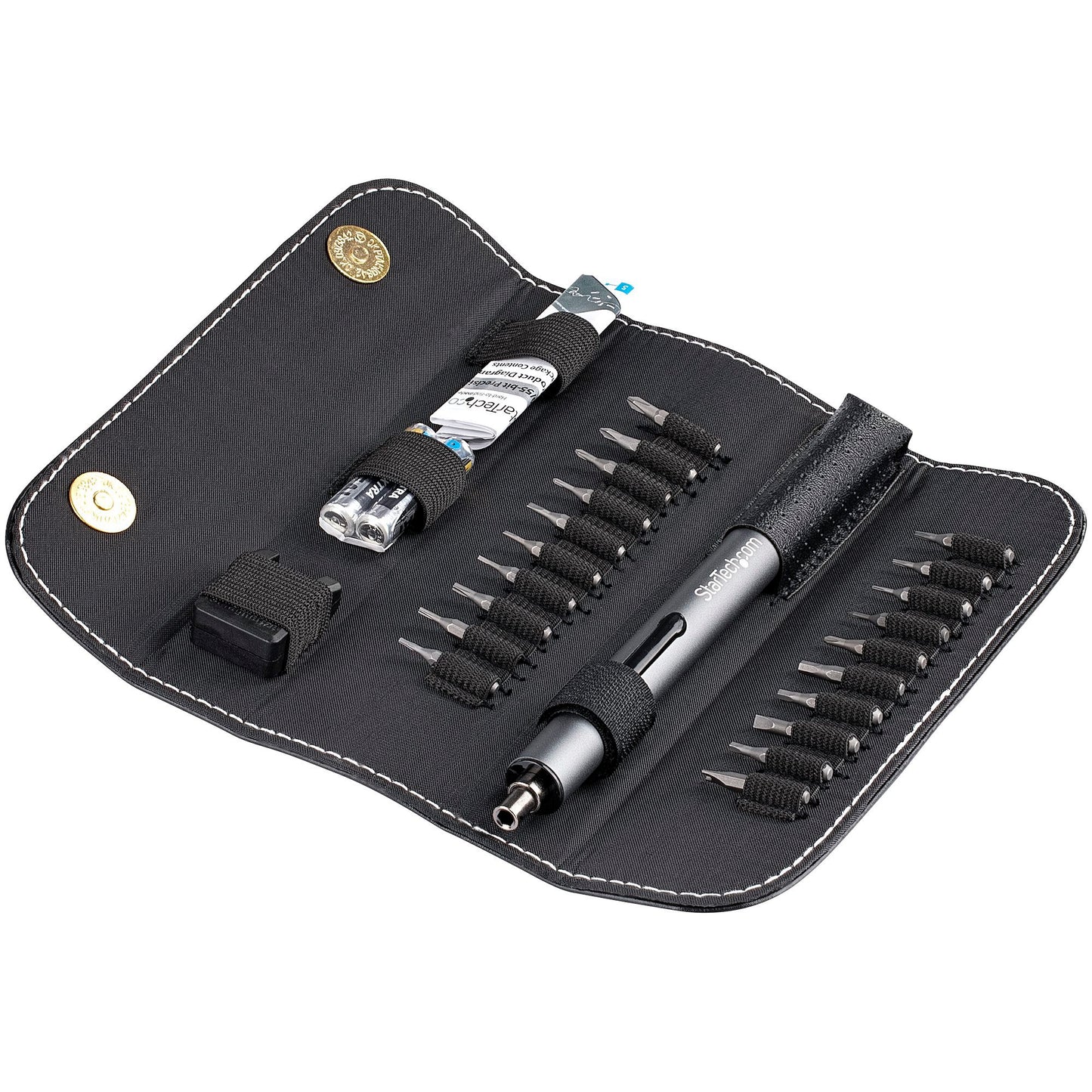 StarTech 20-Bit Electric Precision Screwdriver Kit with Case