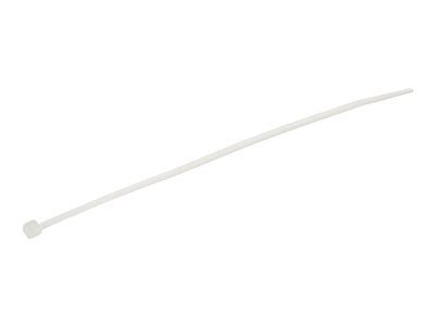Serre-câbles en nylon StarTech 15 cm, blanc, paquet de 100