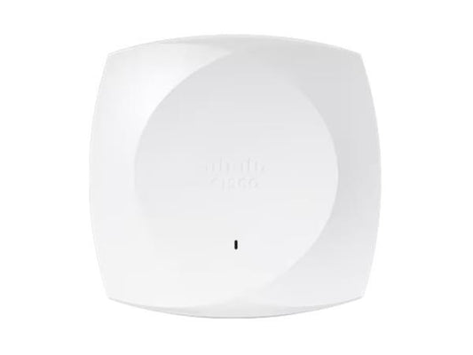 Cisco Wireless 9176D1 is a tri-band 4x4 MU-MIMO access point designed for high-performance indoor wireless connectivity. It supports 2.4 GHz, 5 GHz, and 6 GHz bands, includes integrated Ultra-Wideband radio, and offers multi-gigabit Ethernet connectivity. With 4096 MB DRAM and 16 GB flash storage, it is engineered for modern enterprise environments demanding reliable, high-throughput wireless access.
