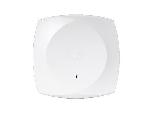 Cisco Wireless 9176 Access Points are high-performance, tri-radio units designed for complex indoor wireless environments. Equipped with advanced 4x4 MU-MIMO technology and support for the latest Wi-Fi 6E and Wi-Fi 7 standards, it ensures robust data throughput and seamless connectivity. This unit also includes integrated Ultra-Wideband (UWB) support, making it ideal for location-based services and next-generation IoT applications.