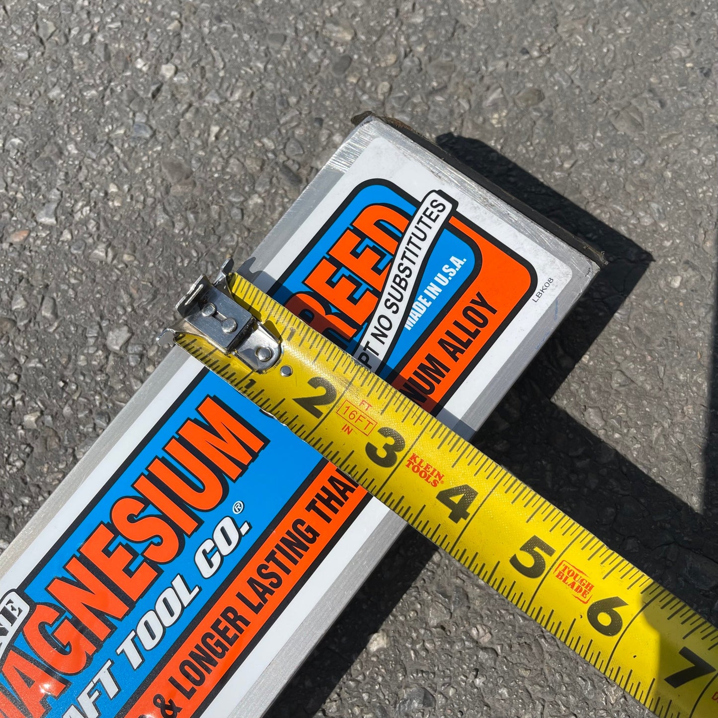 Z@ KRAFT TOOL CO. Magnesium Screed 120”x3-1/2”x1-1/2” CC610