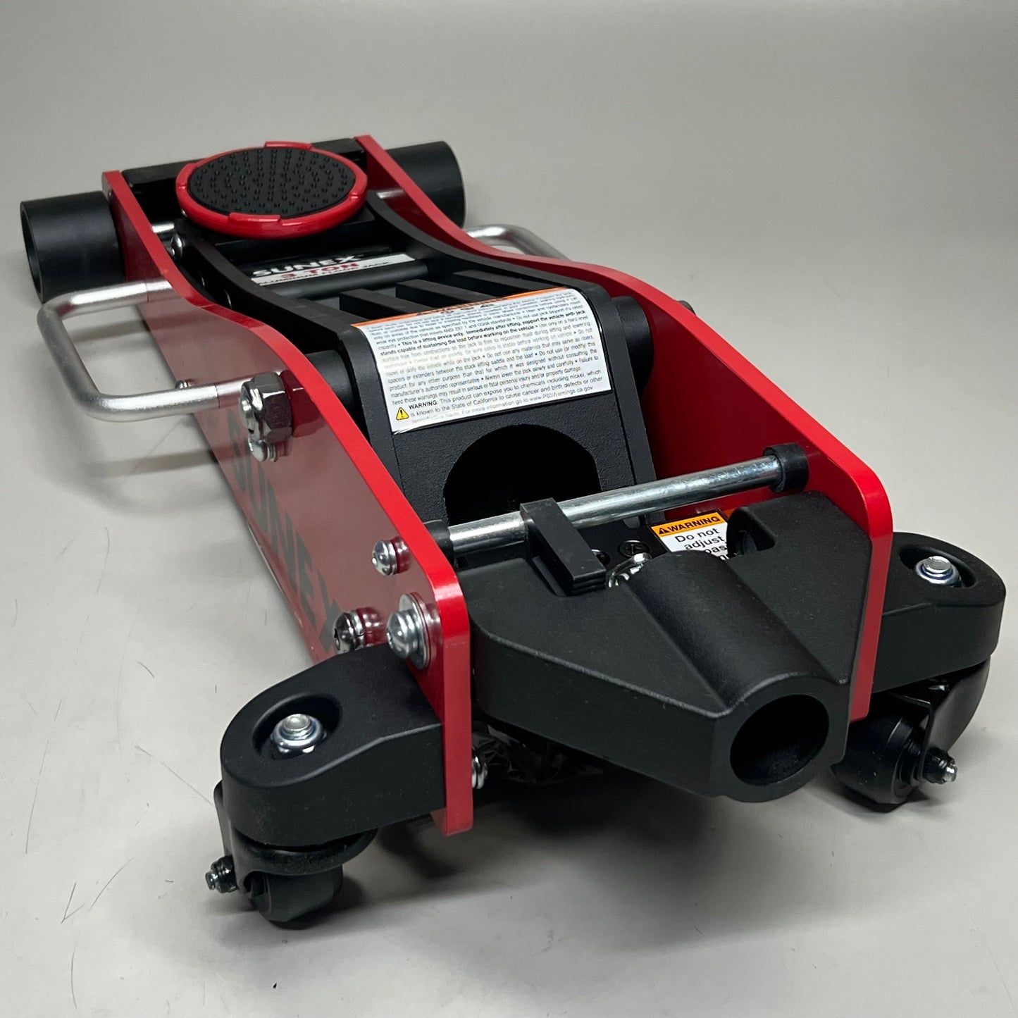 SSUNEX TOOLS 3 Ton Aluminum Floor Jack, Red 6603AJ