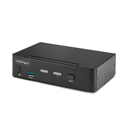 StarTech 2-Port DisplayPort KVM Switch, 8K 60Hz / 4K 144Hz, DP 1.4, USB