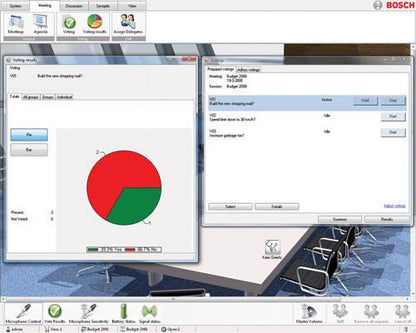 BOSCH DCN-SWPV-E Conference Software Parliamentary Voting