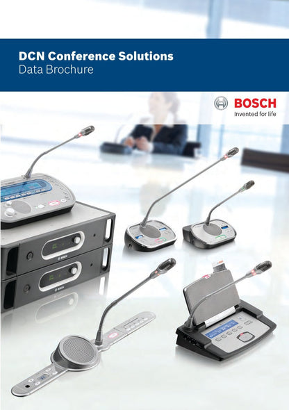 Microphone synoptique et logiciel de contrôle de vote BOSCH DCN-SWSMV-E