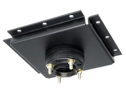 The Peerless DCS 200 Ceiling Adaptor is engineered for structural ceiling installations, providing a robust 300 lb capacity and integrated stress decoupler. Its 1-1/2" - 11.5 NPT fitting ensures secure attachment to extension columns, making it ideal for heavy-duty projector and display mounts in commercial settings. With TAA compliance and RoHS certification, this adaptor meets high standards for safety and regulatory compliance.