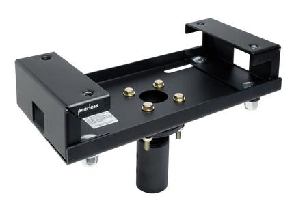 The Peerless DCT900 is a heavy-duty ceiling mount adaptor designed for multi-display installations on I-beam structures. Supporting up to 600 lbs, it fits 4 to 7 inch wide and up to 1.5 inch thick I-beams, and includes a stress decoupler for structural safety. Ideal for commercial AV setups requiring secure, overhead display configurations.
