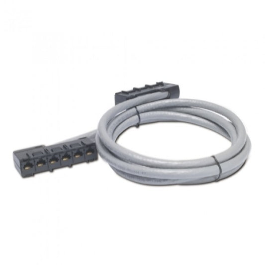 Câble de données UTP APC CAT5e 45 pieds, 6xRJ-45, gris