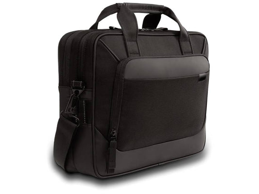 The Dell EcoLoop Pro Classic Briefcase 14 offers professional-grade protection and eco-conscious construction in a sleek, black design. Sized to accommodate 14-inch laptops, it features dimensions of 14.0 x 10.6 x 3.9 inches, ideal for compact and efficient mobility. Backed by a 3-year limited warranty, this briefcase blends durability with Dell's sustainable design initiative.