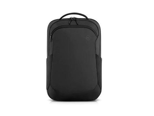 The Dell EcoLoop Pro Laptop Backpack is designed to fit notebooks up to 17 inches, offering environmentally conscious protection and practicality. Constructed from durable plastic materials and styled in black, it delivers everyday functionality ideal for business travel or academic use.