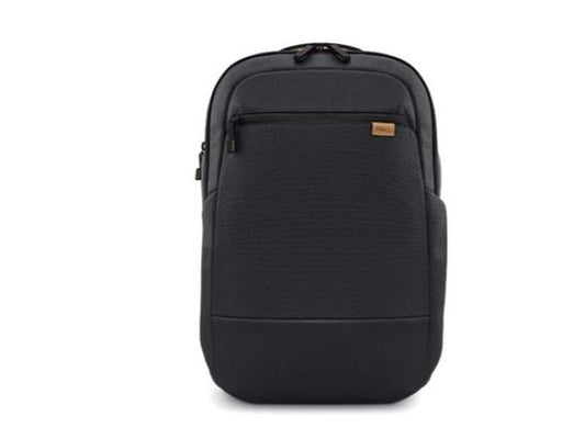 The Dell EcoLoop Premier Slim Backpack 14-16 is a sleek, eco-conscious carrying solution designed for professionals and students on the move. Crafted from durable black fabric and polyester, this backpack supports laptops up to 16 inches, offering organized storage with secure zippered and magnetic pockets. Its slim, lightweight design and padded shoulder straps ensure comfortable everyday mobility.