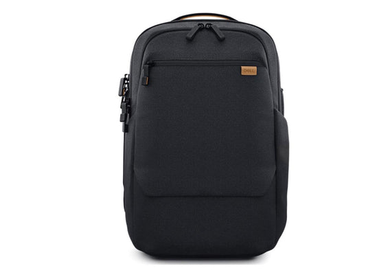 Dell EcoLoop Premier Backpack 14-16 combines sustainability with spacious, functional design. It offers multiple compartments, side and front pockets, and thoughtful details like a side handle and padded shoulder straps for user comfort. Whether commuting or traveling for business, it protects and organizes your essentials efficiently.