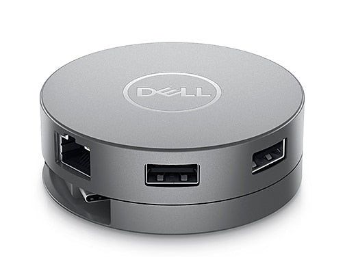 Adaptateur multiport Dell USB-C DA310, 7 en 1, 4K, USB-A, garantie 3 ans