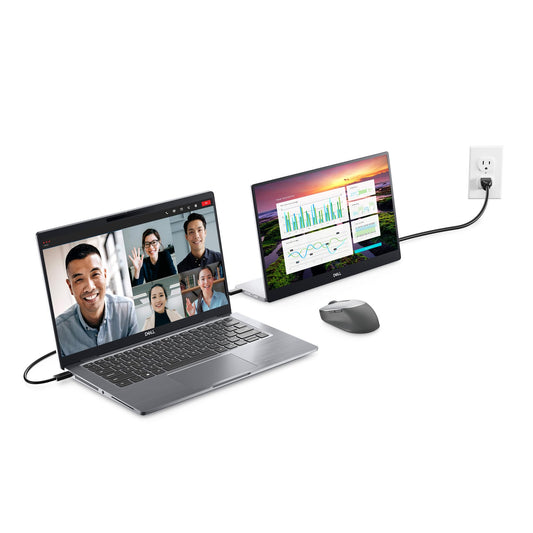Écran portable Dell 14 P1424H, 14 pouces FHD IPS, USB-C, 300 nits