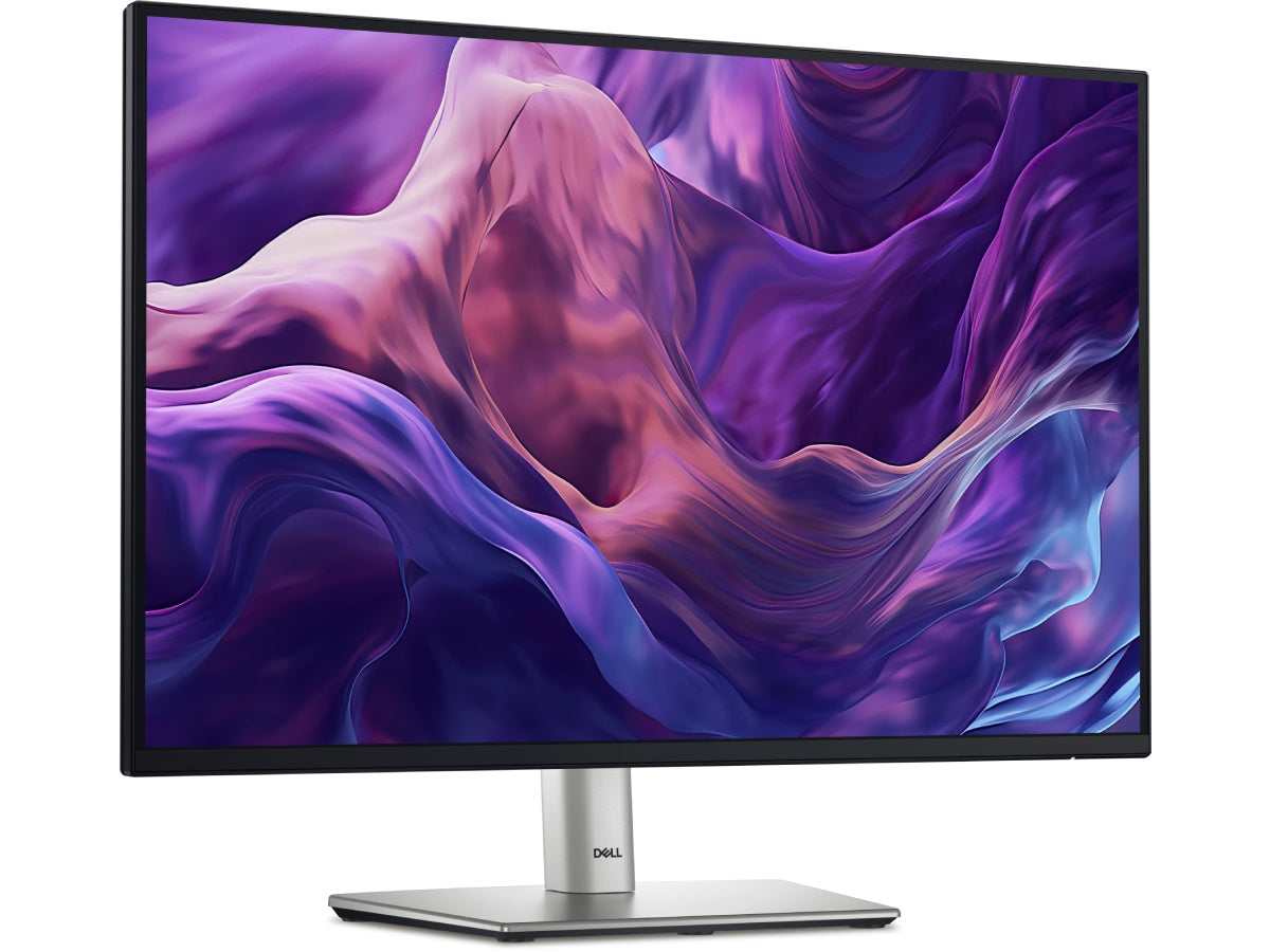 The Dell P2425H is a 24-inch Full HD flat-panel monitor designed for professional productivity and visual comfort. Featuring IPS technology, anti-glare coating, and an ultra-slim bezel design, it delivers consistent colors, wide viewing angles, and smooth performance at up to 100Hz refresh rate. Built for ergonomic flexibility, it supports height, tilt, swivel, and pivot adjustments and includes a 3-year Advanced Exchange Service for peace of mind.
