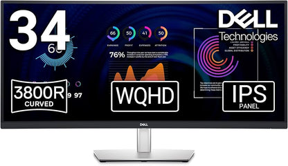Moniteur Dell 34" incurvé avec hub USB-C - P3424WE