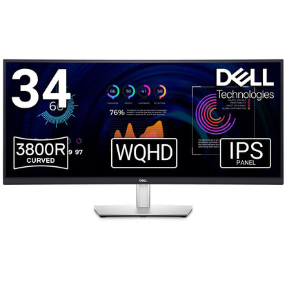 Moniteur Dell 34" incurvé avec hub USB-C - P3424WE