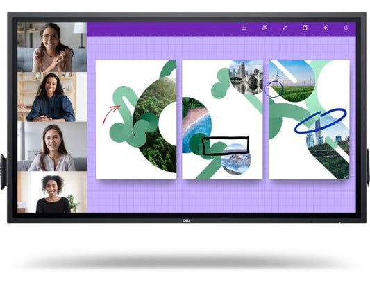 Écran tactile interactif 4K Dell 65 pouces - P6524QT