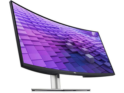 Dell UltraSharp U3824DW is a premium 38-inch curved monitor featuring WQHD+ 3840 x 1600 resolution and advanced IPS technology. Designed for creative professionals and power users, it supports 1.07 billion colors with coverage of 100% sRGB, 100% Rec 709, and 98% DCI-P3 color spaces. With integrated speakers, USB-C hub functionality, and ergonomic adjustments, it's a powerful all-in-one display solution for high-performance workspaces.