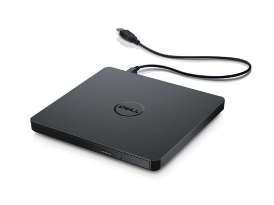 Dell DW316 is a slim, lightweight external DVD+/-RW drive that connects via USB 2.0, offering dependable optical media playback and recording. Designed for portability, this 14mm low-profile unit is ideal for ultrabook or notebook users needing CD/DVD capabilities in compact workspaces. It's USB-powered and includes a one-year warranty.