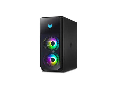 The ACER Predator PO7-640 (DG.E2YAA.003) is a high-performance desktop built for power users, featuring an Intel Core i9-12900K processor, 32GB DDR5 RAM, and NVIDIA GeForce RTX 3090 graphics with 24GB video memory. Ideal for demanding applications, this powerhouse combines fast DDR5 memory, hybrid storage, and pro-grade visuals with Windows 11 Pro to meet the needs of gamers, creators, and engineers.
