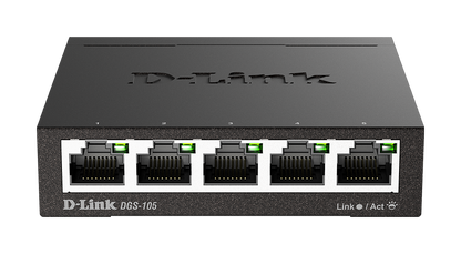 D-Link DGS-105 5-Port Unmanaged Gigabit Desktop Switch