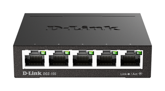 Commutateur de bureau Gigabit non géré D-Link DGS-105 à 5 ports