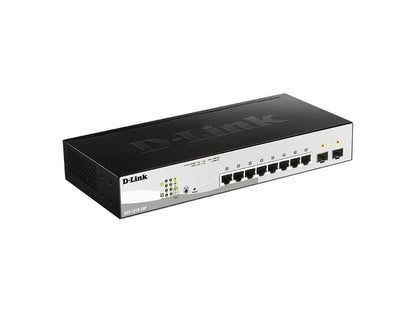 The D-Link DGS-1210-10P is a smart-managed PoE switch offering 10 Gigabit-capable ports in a compact 1U form factor. It supports IEEE 802.3af/at PoE with a 65W power budget, and includes advanced Layer 2 features like STP, RSTP, and MSTP for network redundancy. Ideal for small to medium businesses needing centralized wired connectivity with power delivery.