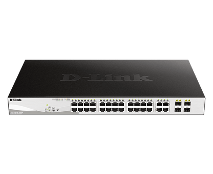 D-Link DGS-1210-28MP 28-Port Gigabit Smart PoE+ Switch