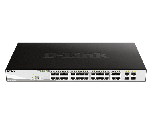 D-Link DGS-1210-28MP 28-Port Gigabit Smart PoE+ Switch