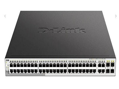 The D-Link DGS-1210-52MP is a high-capacity smart switch offering 52 Gigabit ports and robust PoE+ support, ideal for growing business networks. With 370W power allocation and 4 SFP ports for network expansion, it's designed for flexible, high-density deployments. Built to boost performance while remaining cost-efficient.