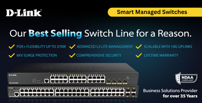 D-Link DGS-1250-52X-6KV 52-Port Smart Managed Gigabit Switch