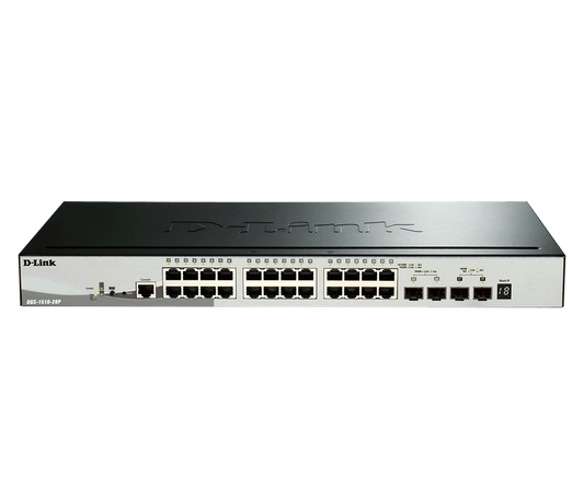 D-Link DGS-1510-28X 28-Port Managed Gigabit Switch with 10G Uplinks