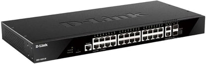 Commutateur intelligent empilable D-Link DGS-1520-28, 24 ports Gigabit + 4 liaisons montantes 10G