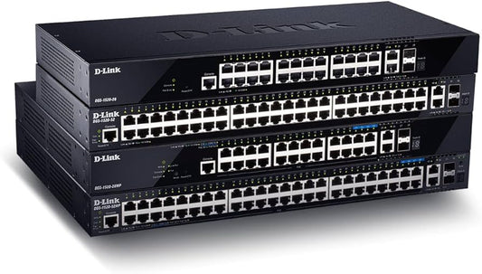 Commutateur D-Link DGS-1520-52MP 52 ports PoE+ couche 3, 10 GbE, conforme TAA