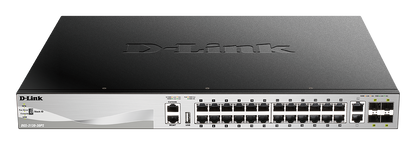 Commutateur D-Link DGS-3130-30S couche 3, 24x SFP, 4x SFP+, 2x 10GBASE-T, 1U