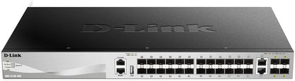 Commutateur D-Link DGS-3130-30S couche 3, 24x SFP, 4x SFP+, 2x 10GBASE-T, 1U