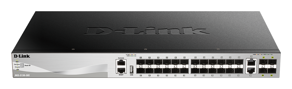 Commutateur Gigabit géré D-Link DGS-3130-30TS 30 ports