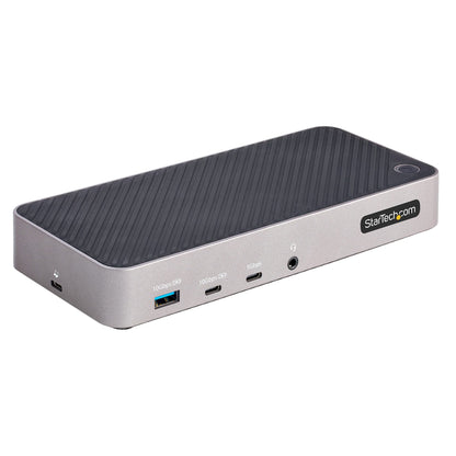 Station d'accueil StarTech 4K USB-C pour trois écrans - PD 60 W, hub USB 6 ports