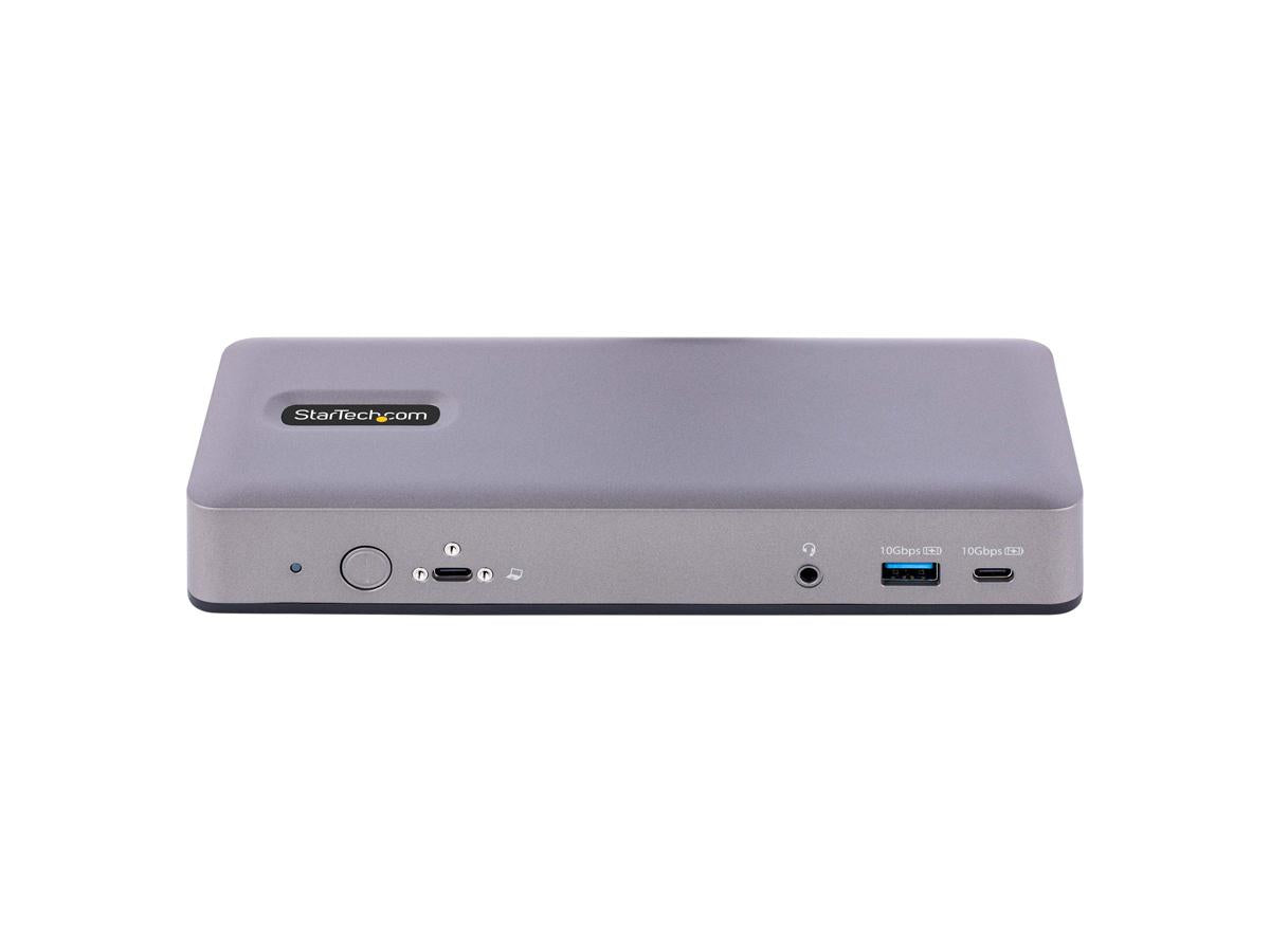 USB-C DOCKING STATION - MULTI MONITOR HDMI/DP/DP ALT MODE USB-C DOCK - TRIPLE 4K30 / DUAL 4K60 - 7-PORT USB HUB - 60W PD - GBE - WORKS WITH CHROMEBOOK