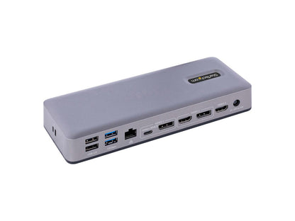 USB-C DOCKING STATION - MULTI MONITOR HDMI/DP/DP ALT MODE USB-C DOCK - TRIPLE 4K30 / DUAL 4K60 - 7-PORT USB HUB - 60W PD - GBE - WORKS WITH CHROMEBOOK