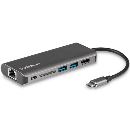 Adaptateur multiport USB-C StarTech avec HDMI 4K, alimentation 60 W et Gigabit Ethernet