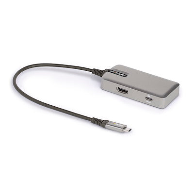 Adaptateur multiport USB-C StarTech avec HDMI 4K et alimentation 100 W, DKT31CHPD3