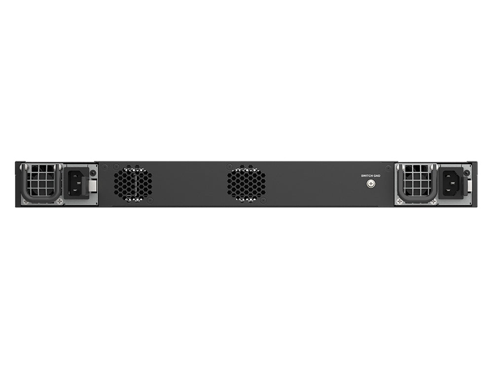 The D-LINK DMS-3130-30PS is a high-capacity Layer 2+ managed switch designed for enterprise environments requiring reliable Power over Ethernet (PoE) and high-speed data throughput. Supporting up to 400Gbps switching capacity, this 30-port multi-gigabit switch includes 2x10G and 4x25G high-speed uplinks and delivers robust power features up to 740W. Ideal for high-density network deployments, the unit ensures stable operation with smart fan control and comprehensive manageability.