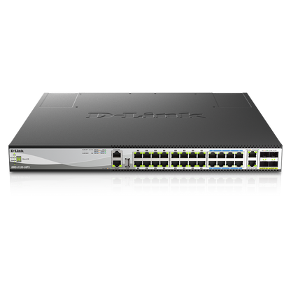 Commutateur PoE multi-gigabit L2+ 30 ports D-LINK DMS-3130-30PS 400 Gbit/s 740 W