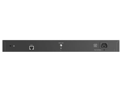 DMS-3130 Series 30-Port L2+ Fully Managed Multi-Gigabit Switch with   24 x 100M/1G/2.5GBASE-T ports 2 x 100M/1G/2.5G/10GBASE-T ports 4 x 10G/25G SFP28 ports