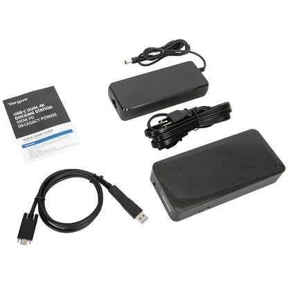Station d'accueil universelle Targus USB-C DV4K avec alimentation 100 W, noire
